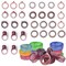 Resin Casting Kit for Rings, Round & Rhombic Cut for DIY Jewelry Making, Craft Supplies
